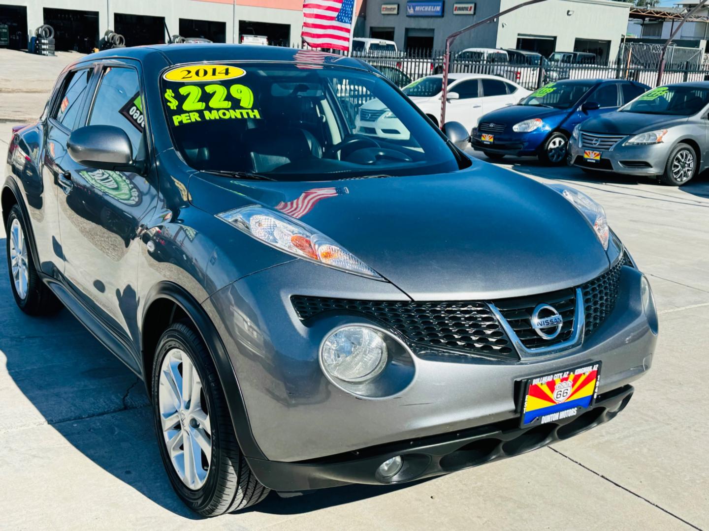 2014 Charcoal Nissan Juke (JN8AF5MR6ET) , located at 2190 Hwy 95, Bullhead City, AZ, 86442, (928) 704-0060, 0.000000, 0.000000 - Photo#0